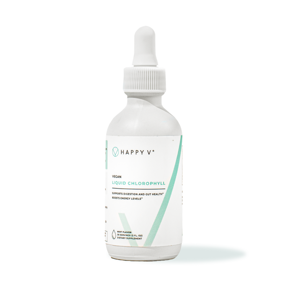 Happy V Liquid Chlorophyll bottle