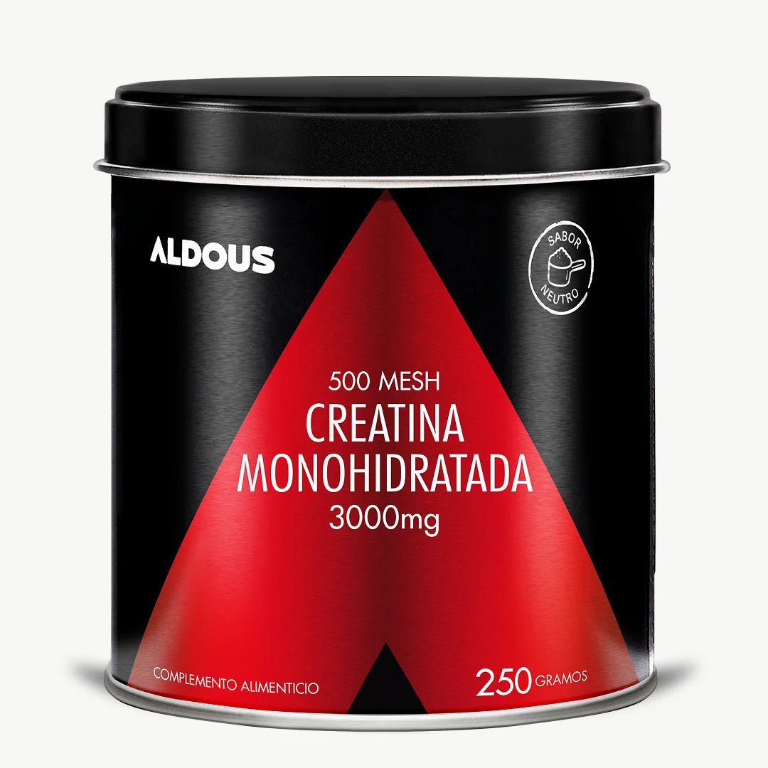 Envase de Creatina en Polvo 500 Mesh de Aldous Bio