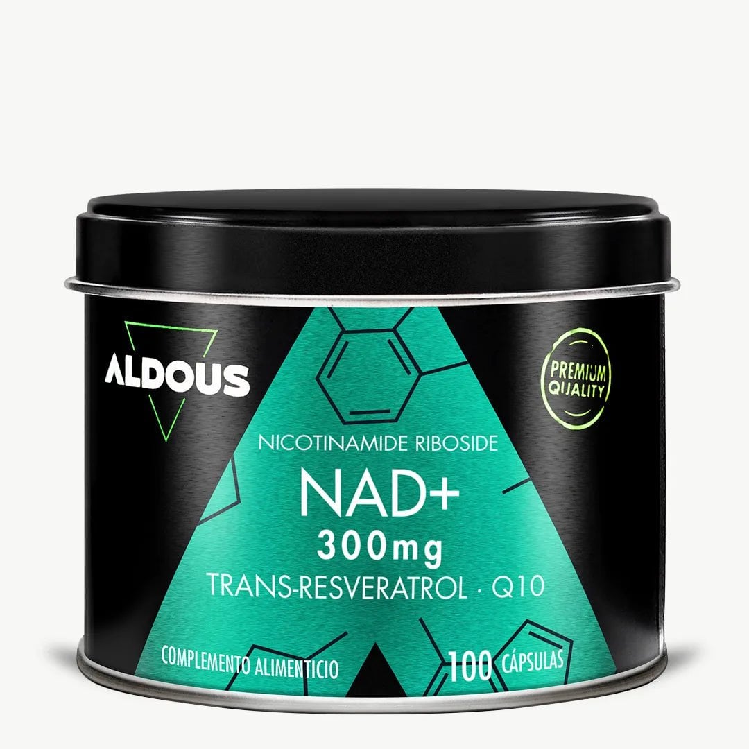 Envase de NAD+ con Resveratrol de Aldous Bio