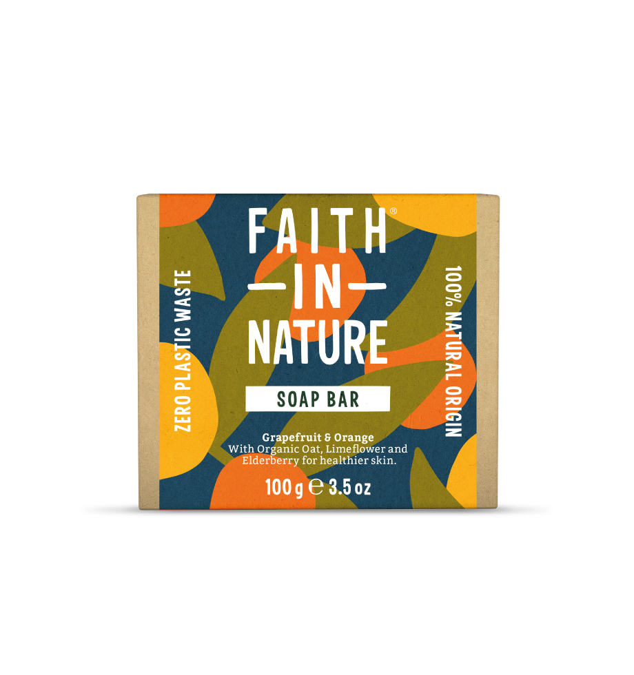 Faith In Nature Grapefruit & Orange natural soap bar