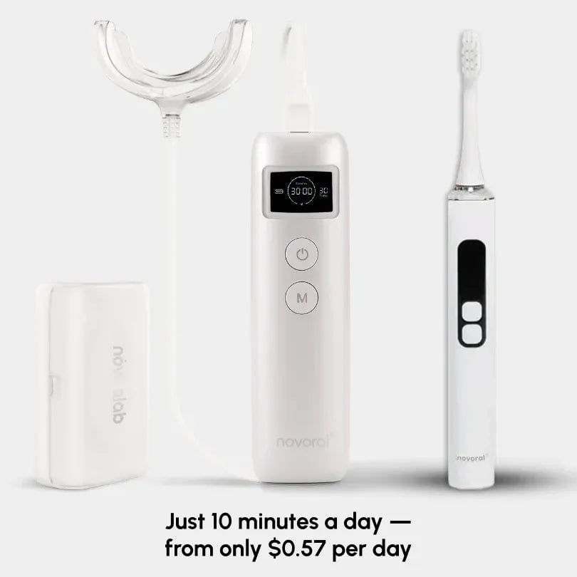 Novoral Care Pro sonic toothbrush and accessories