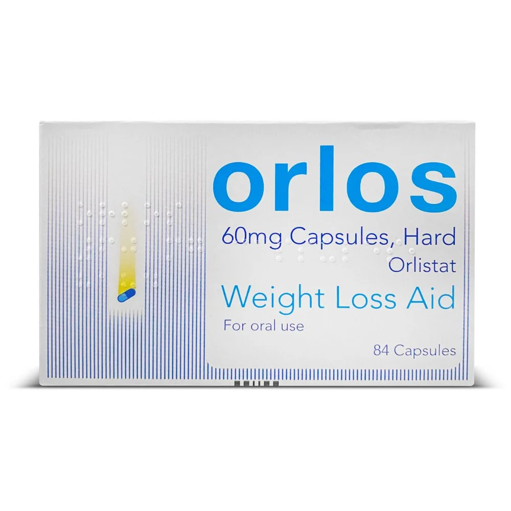 Orlos 60mg weight loss capsules pack