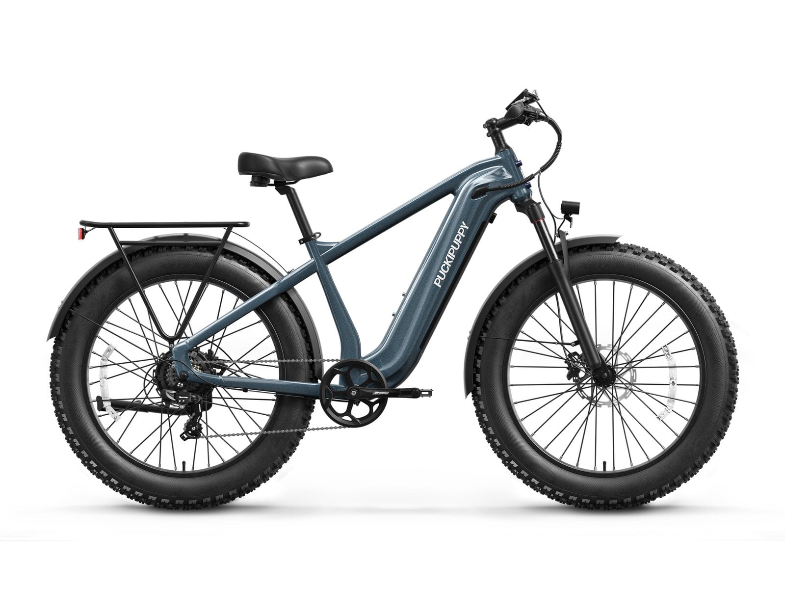 Puckipuppy Beagle 2 electric bike in metallic gray