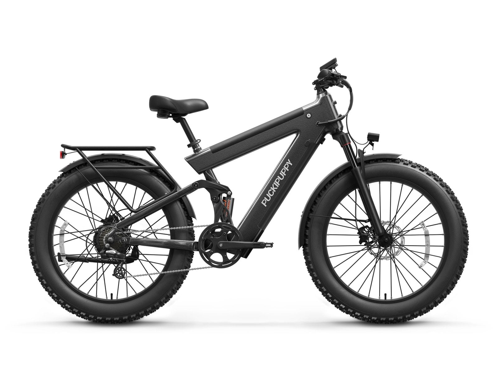 Puckipuppy Bulldog Pro electric bike in iron gray