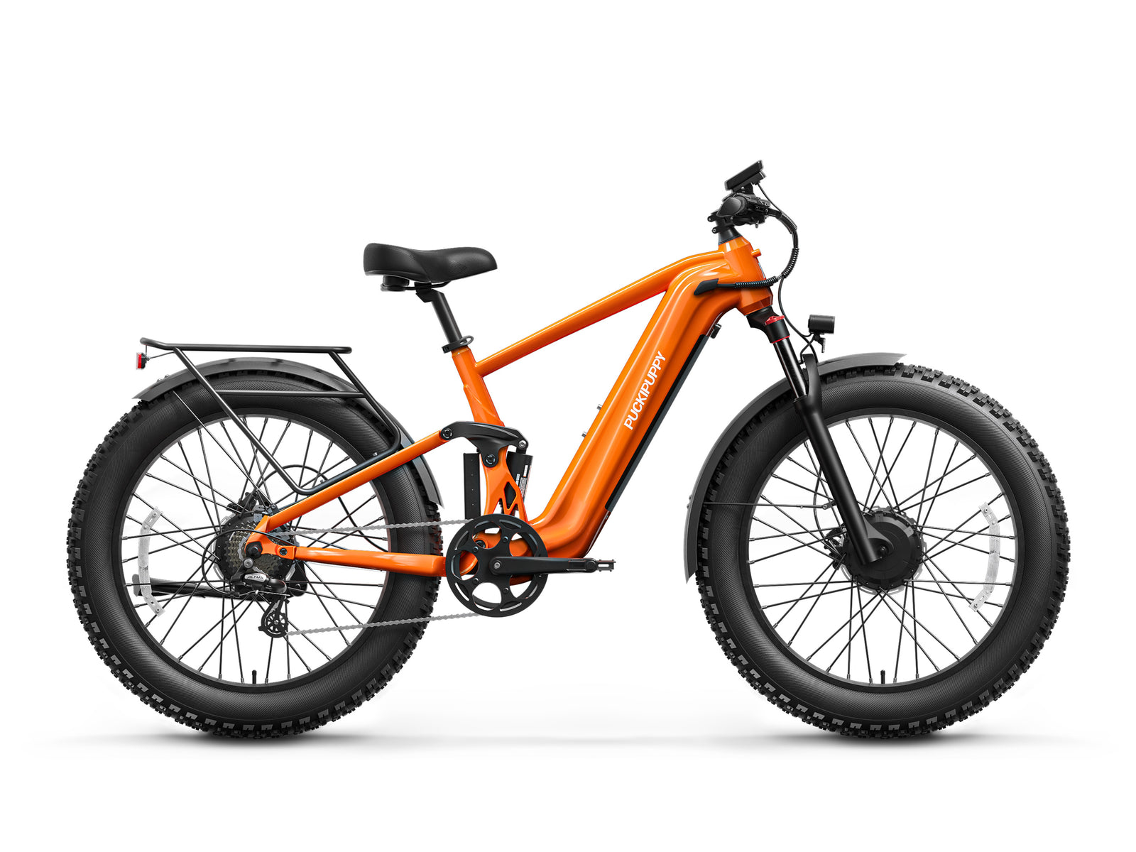 Puckipuppy GoldenR Pro electric bike in orange