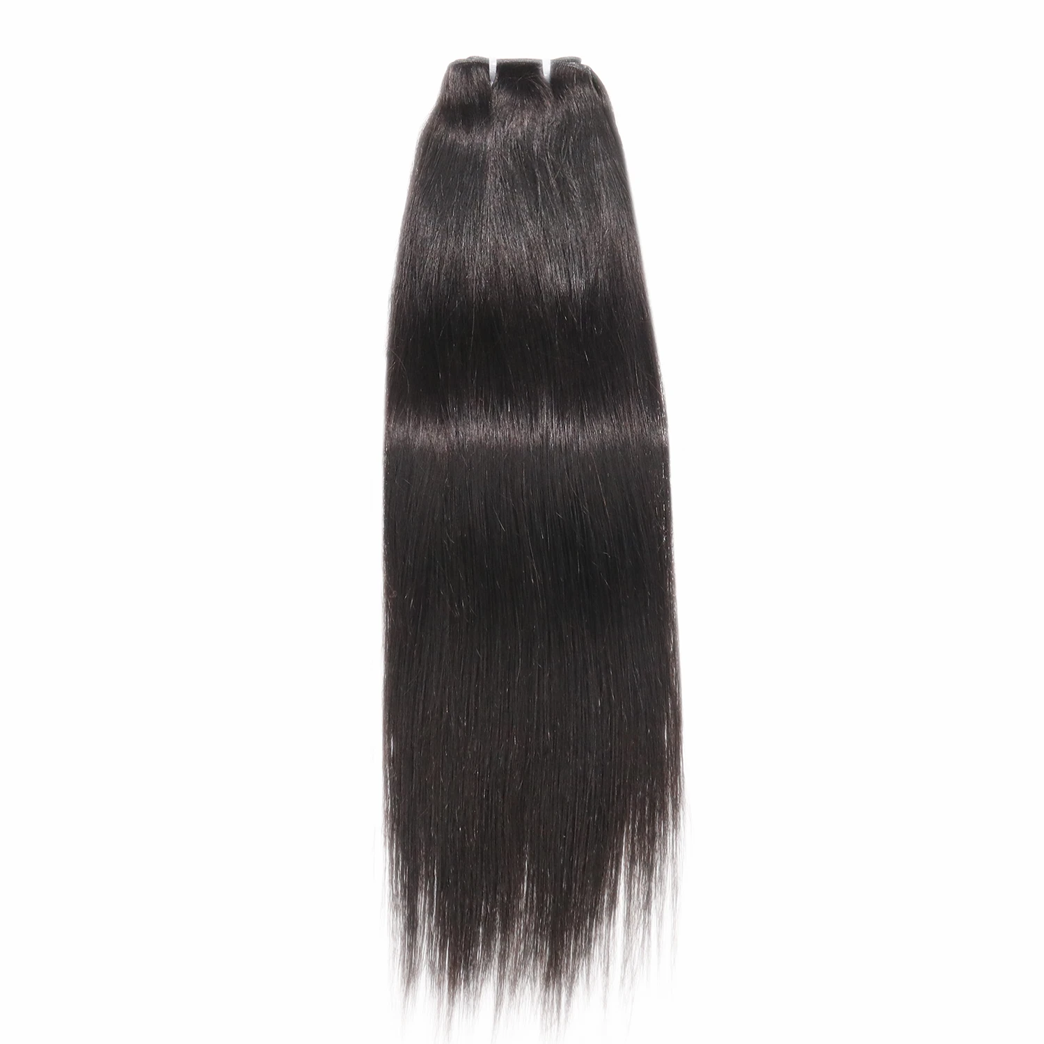 Silky straight ultra thin genius weft bundle