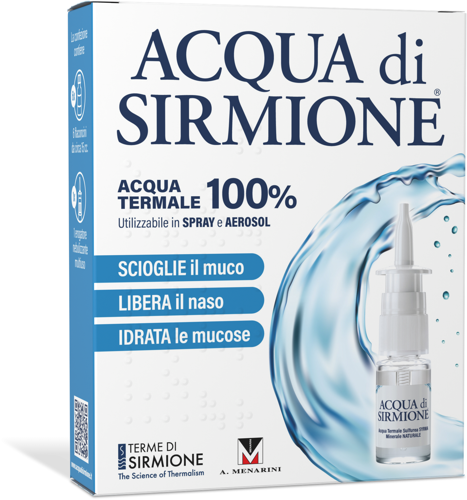 Confezione di Acqua di Sirmione in flaconcini
