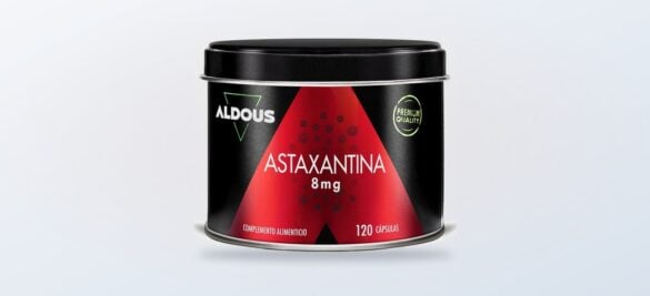 Envase de astaxantina de Aldous Bio