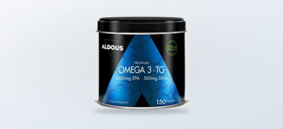 Envase de Omega 3 Premium de Aldous Bio