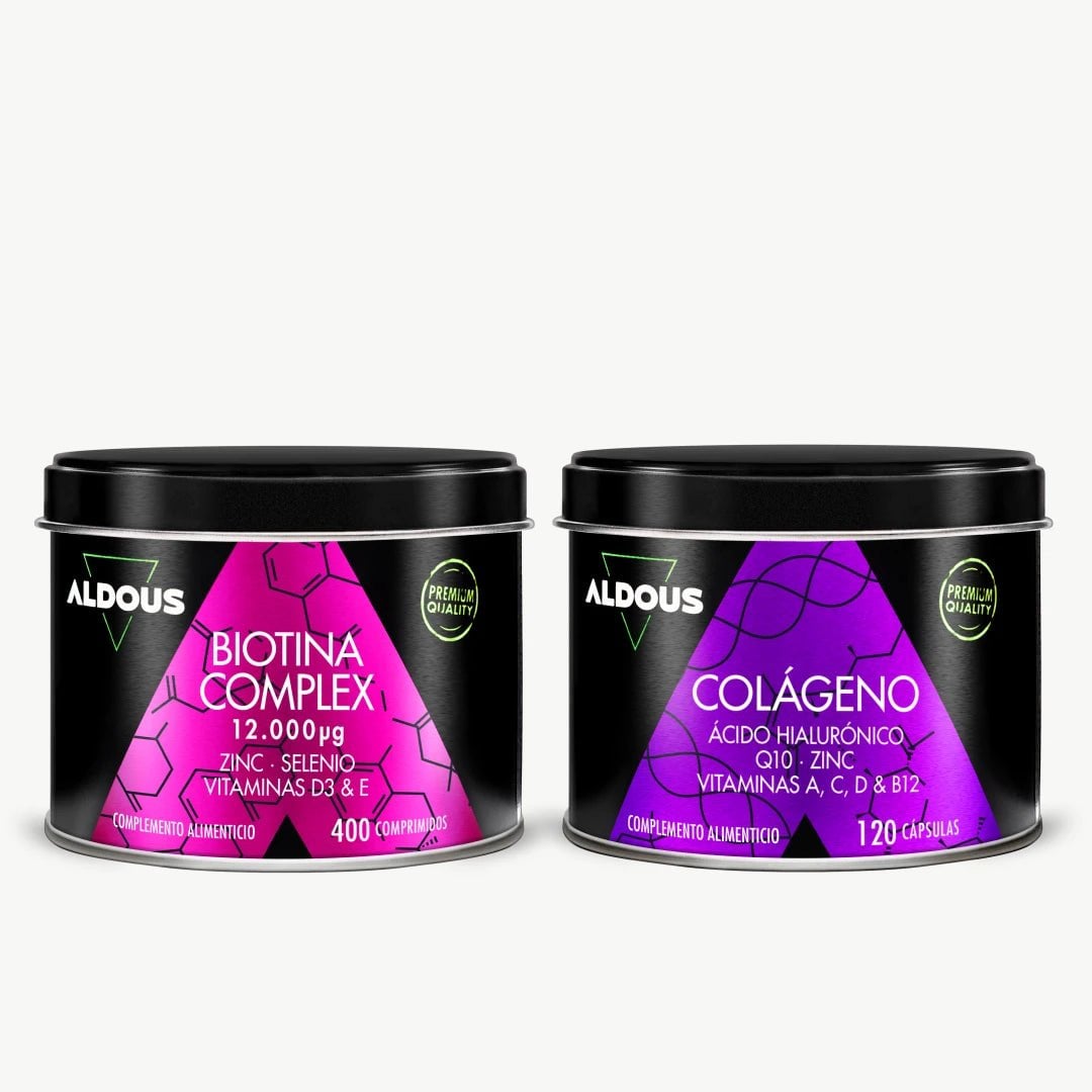 Pack de cuidado capilar de Aldous Bio.