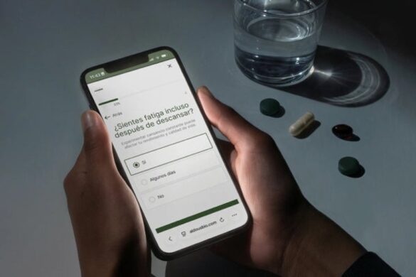Pantalla del test de orientación de Aldous Bio