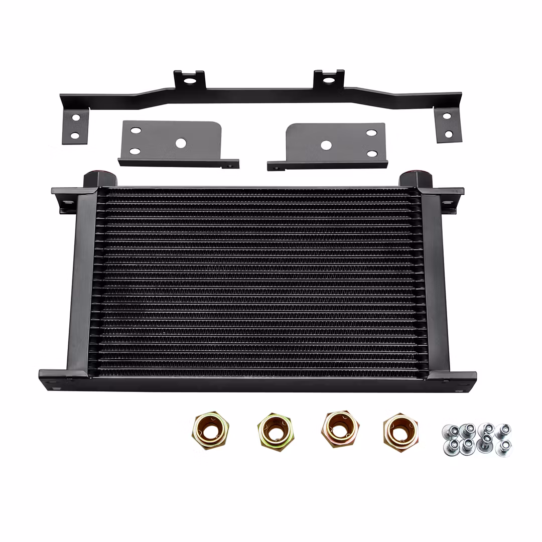 Automotive oil cooler product listed in the AlloyWorks catalog