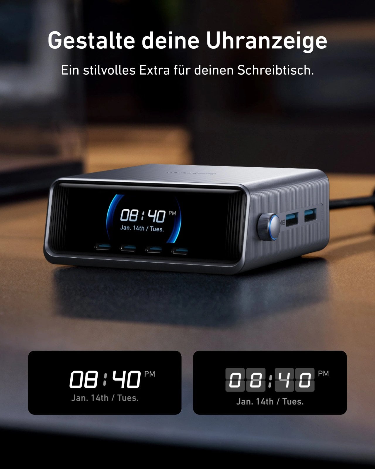 Anker Prime Ladegerät mit sechs Anschlüssen
