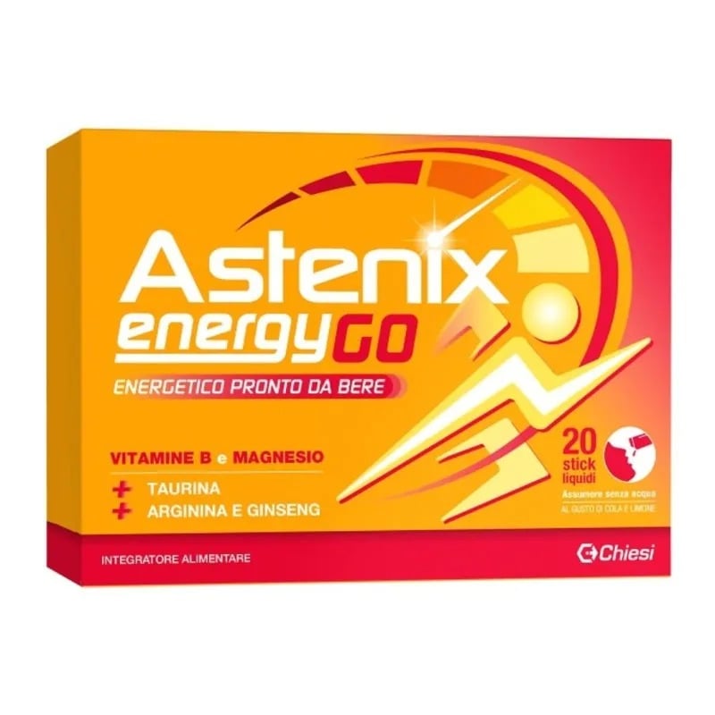 Confezione di Astenix Energy Go in stick