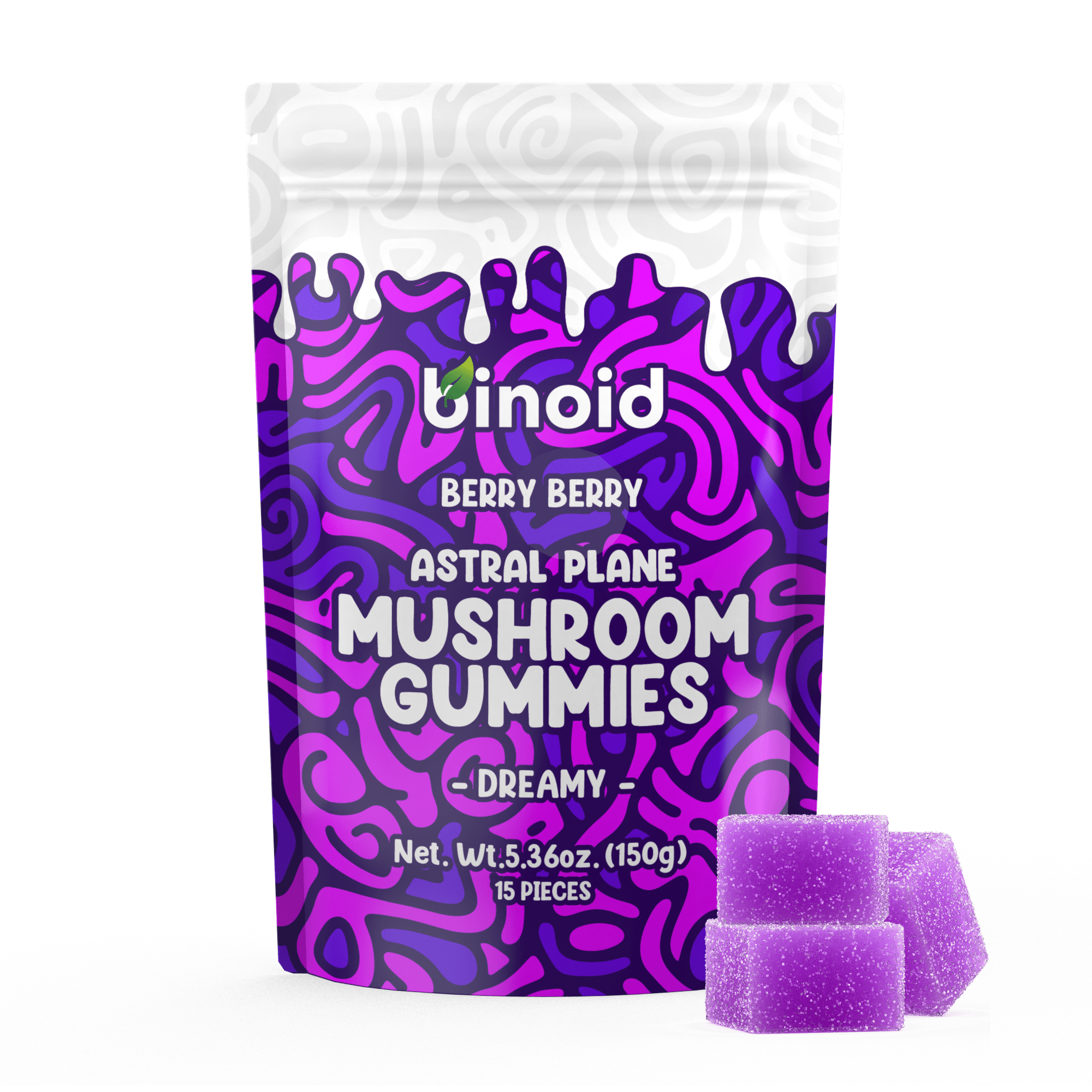 Binoid gummy product package