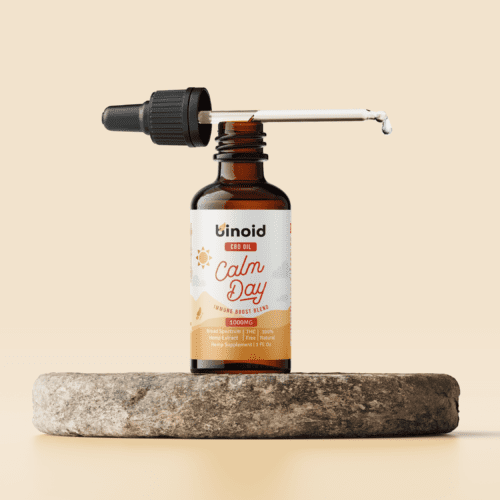 Binoid Calm Day CBD oil bottle