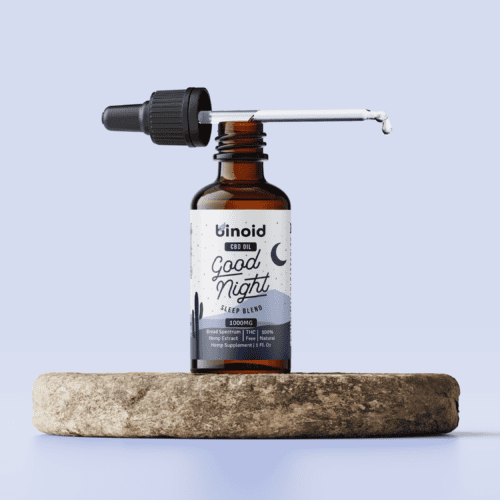Binoid CBD oil bottle