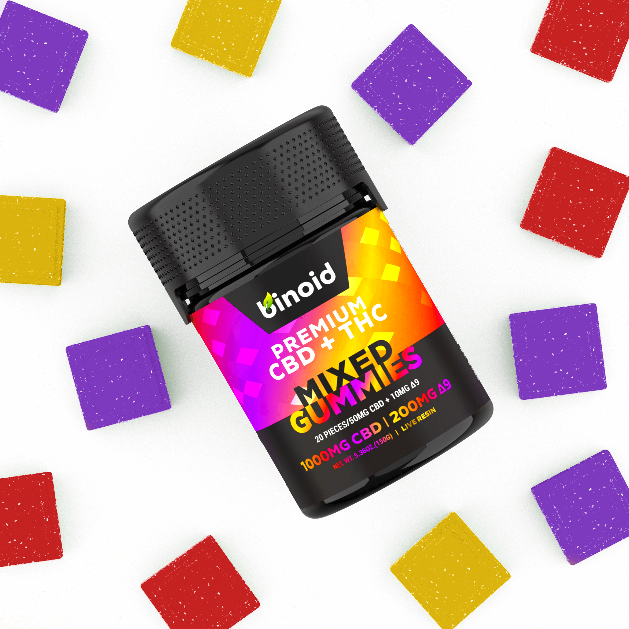 Binoid Delta 9 THC gummies product