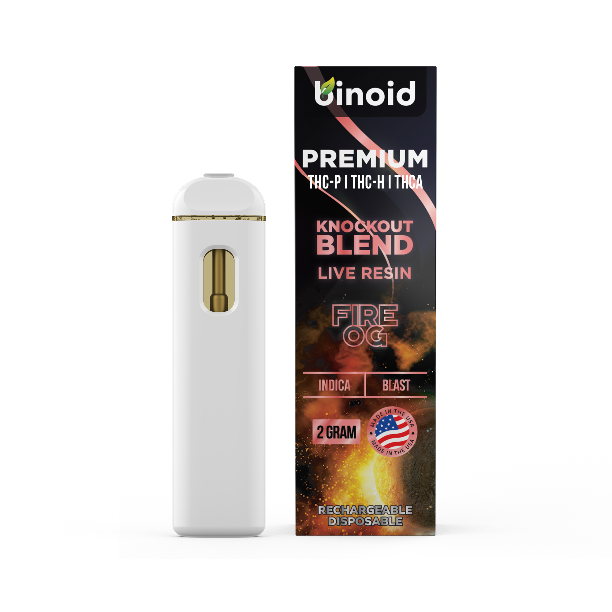 Fire OG cannabinoid product package