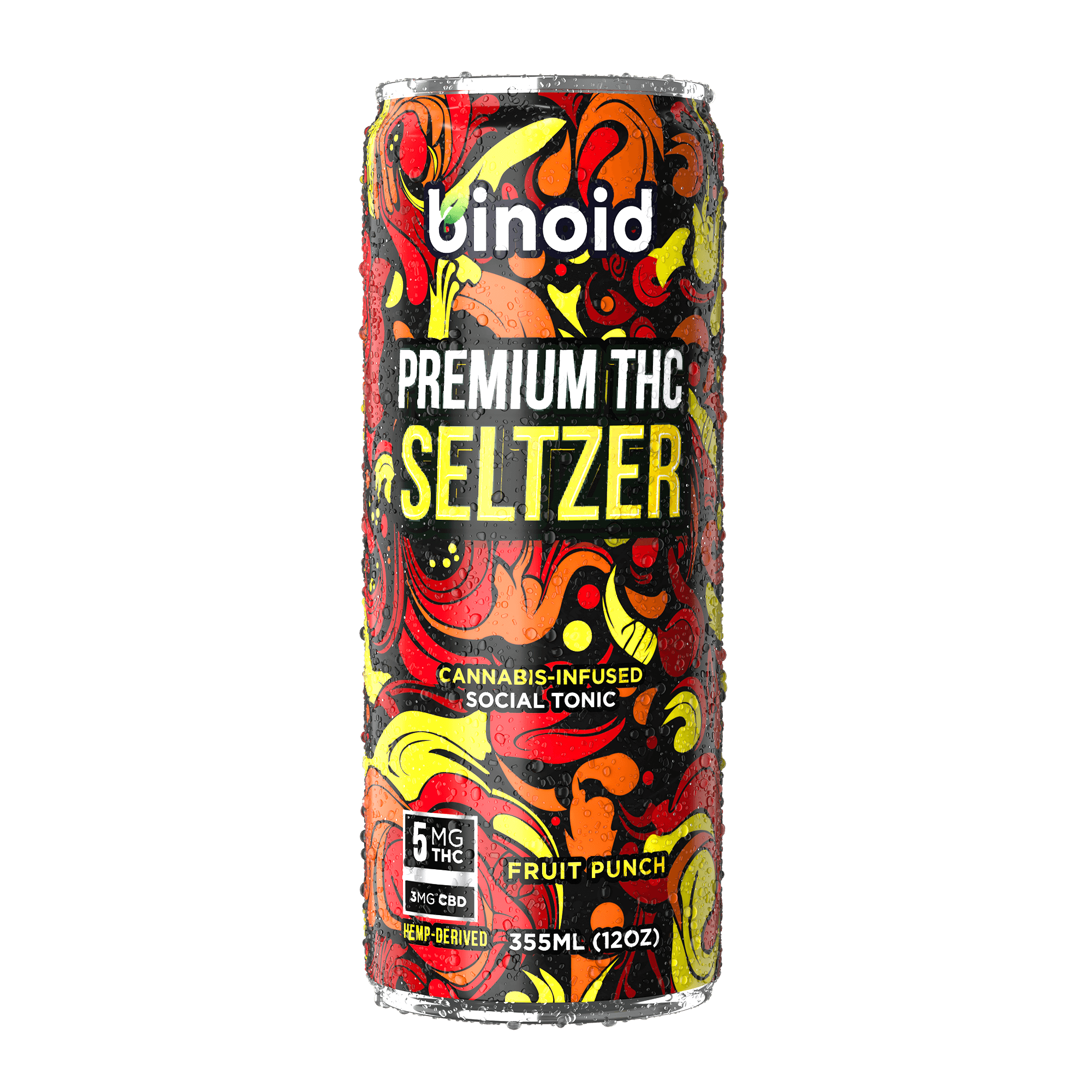 Binoid Fruit Punch THC drink can
