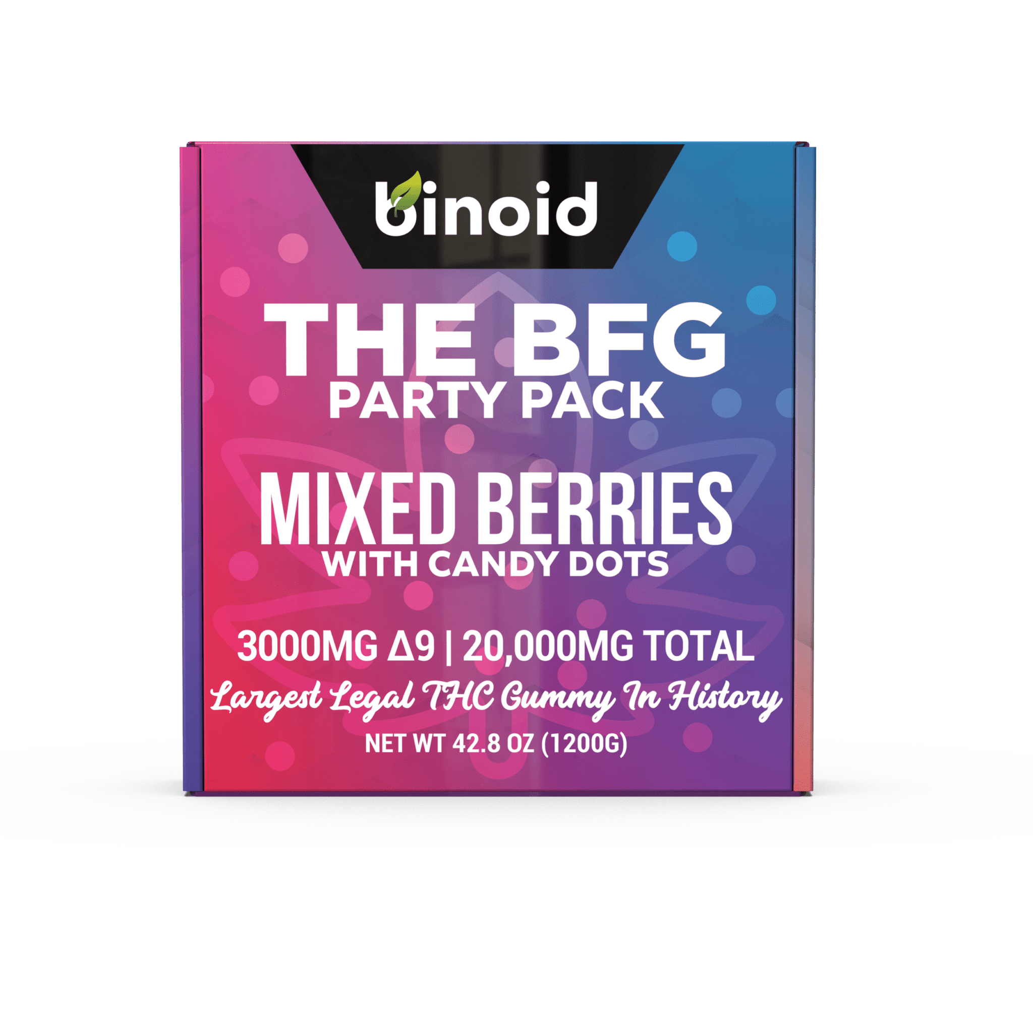Mixed Berries gummy edible package