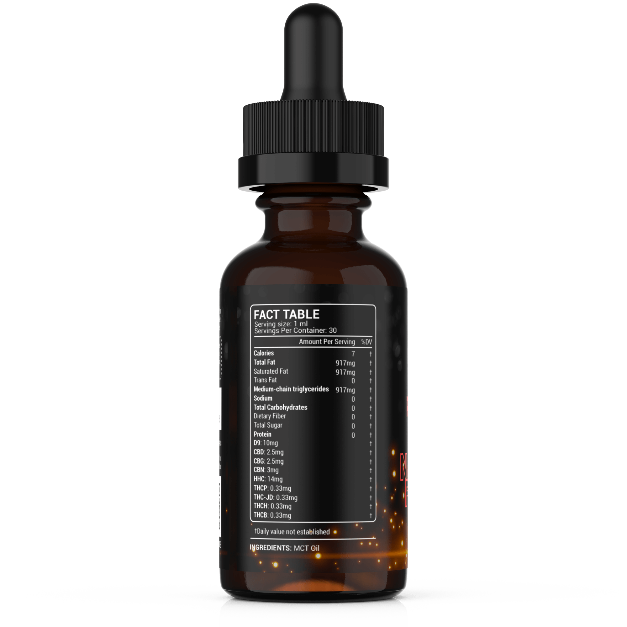 Binoid Power 9 blend tincture bottle