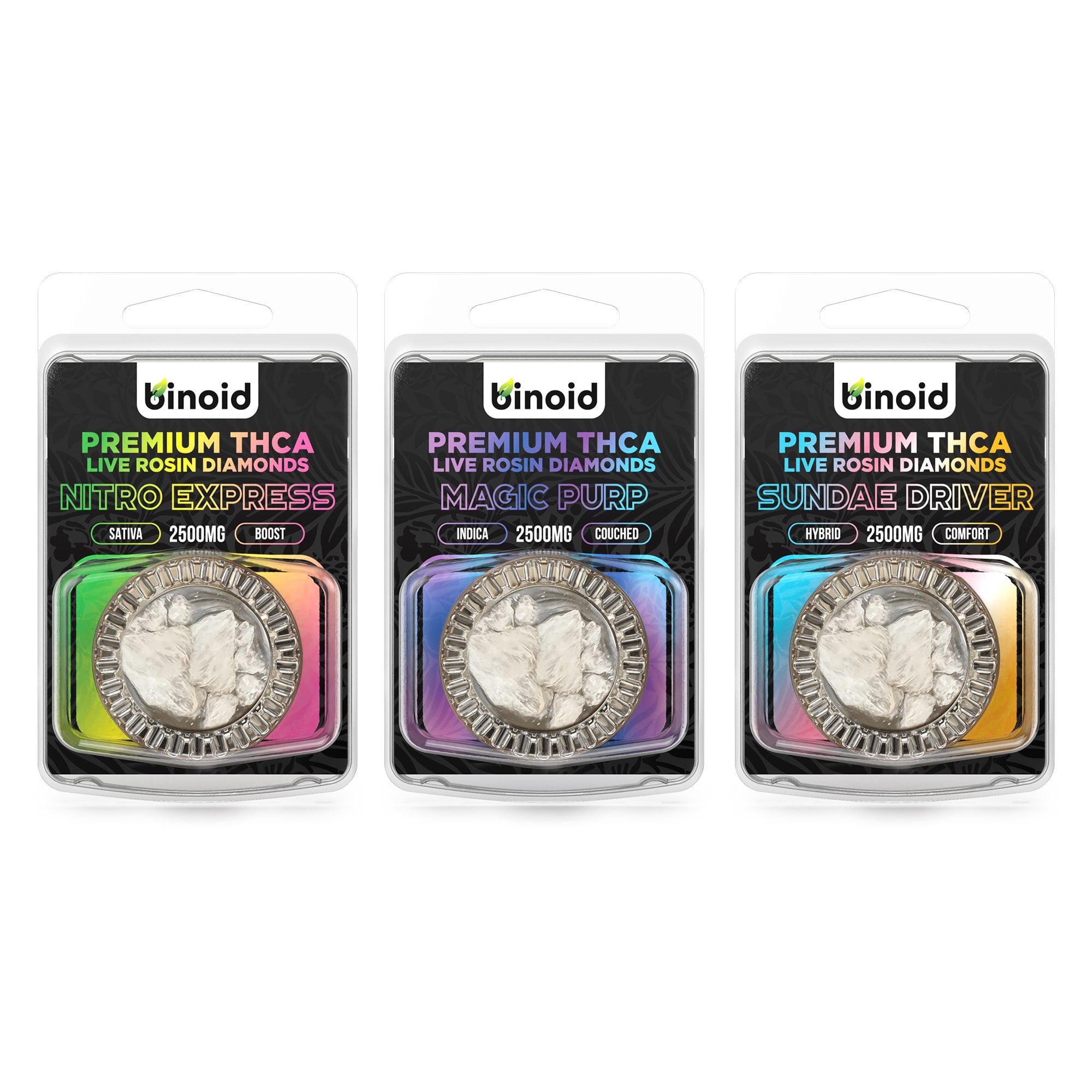Binoid THCA diamonds concentrate