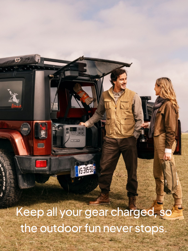 BLUETTI Elite 200 V2 portable power station shown from the front