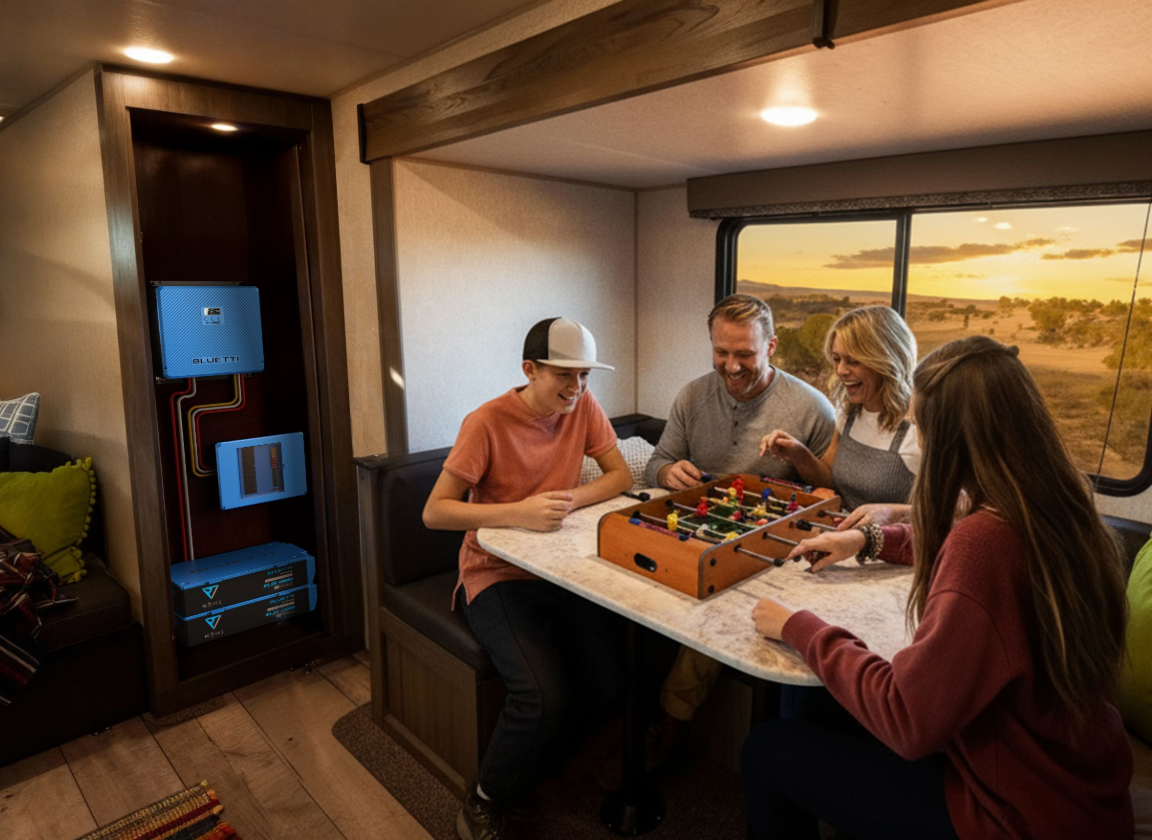 BLUETTI portable power for an RV road trip