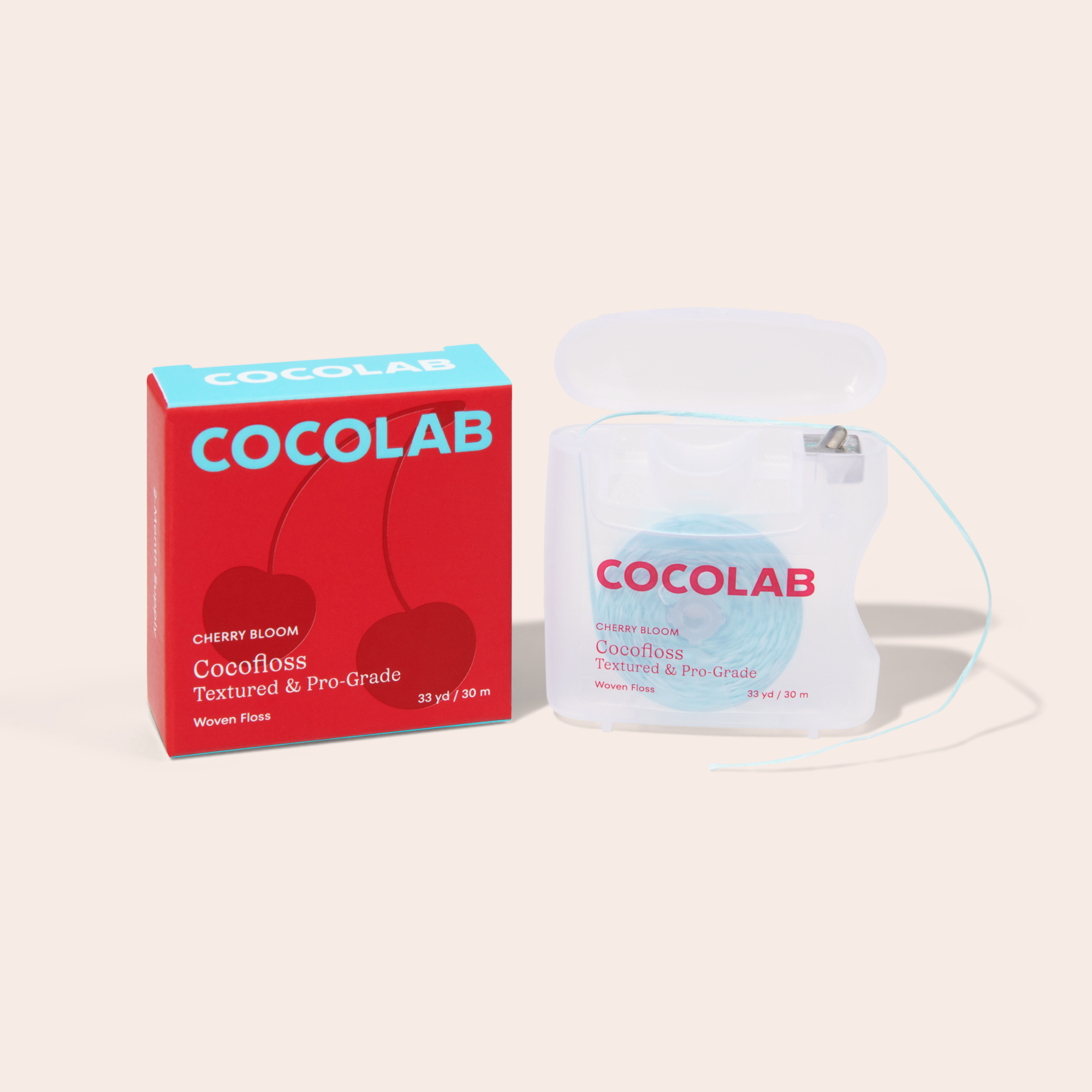 Cherry Bloom Dental Floss dispenser