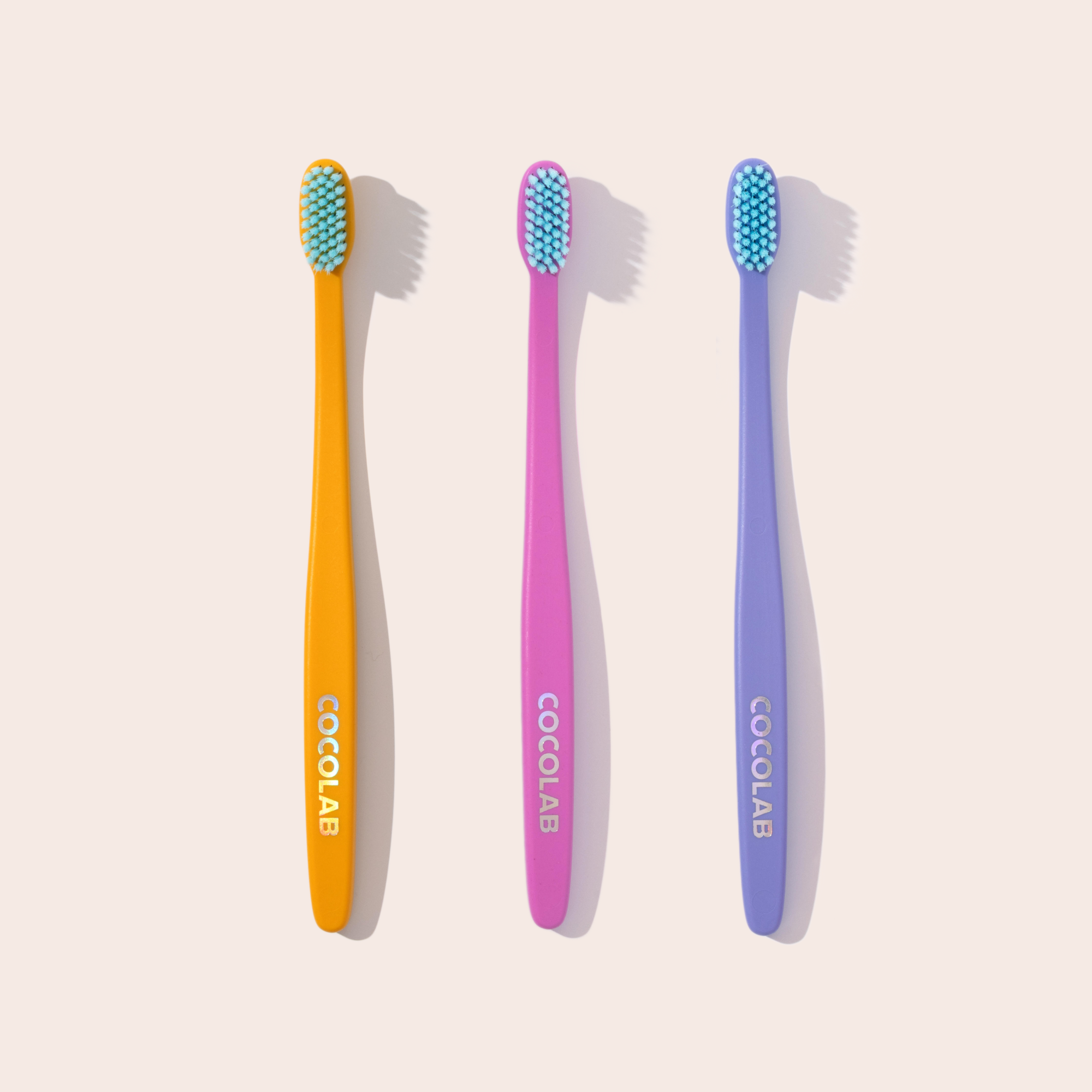 Cocobrush brushes in sunset hues