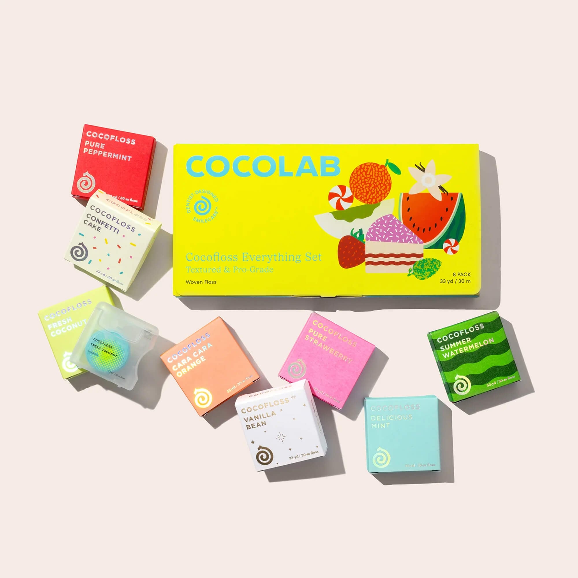 Cocofloss Everything Set with assorted oral care products