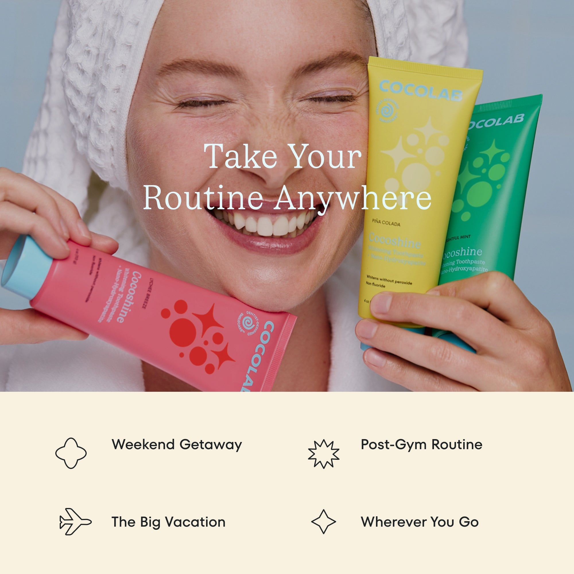 Cocofloss Home and Away oral care kit