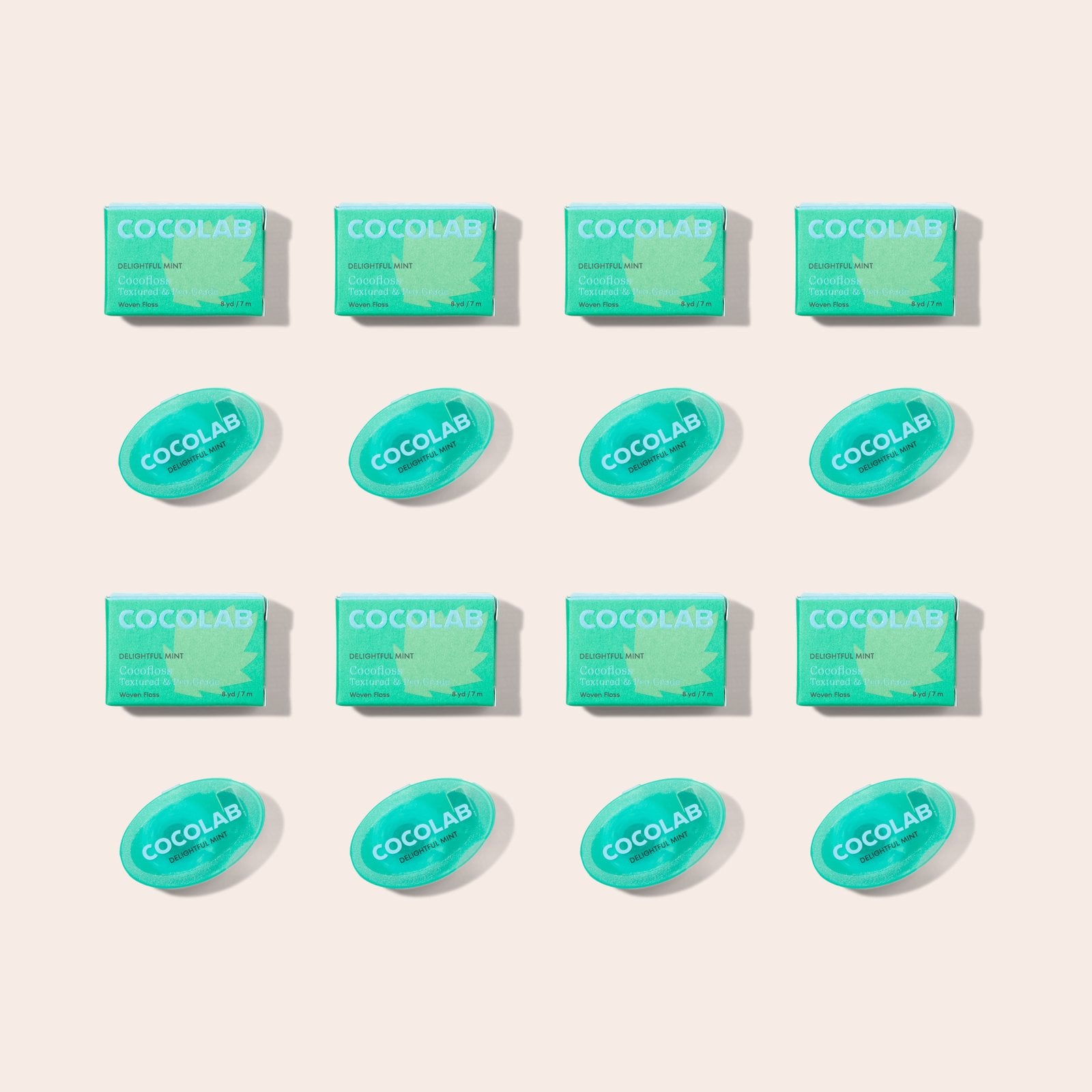 Mini Floss 8-Pack arranged as a compact assortment