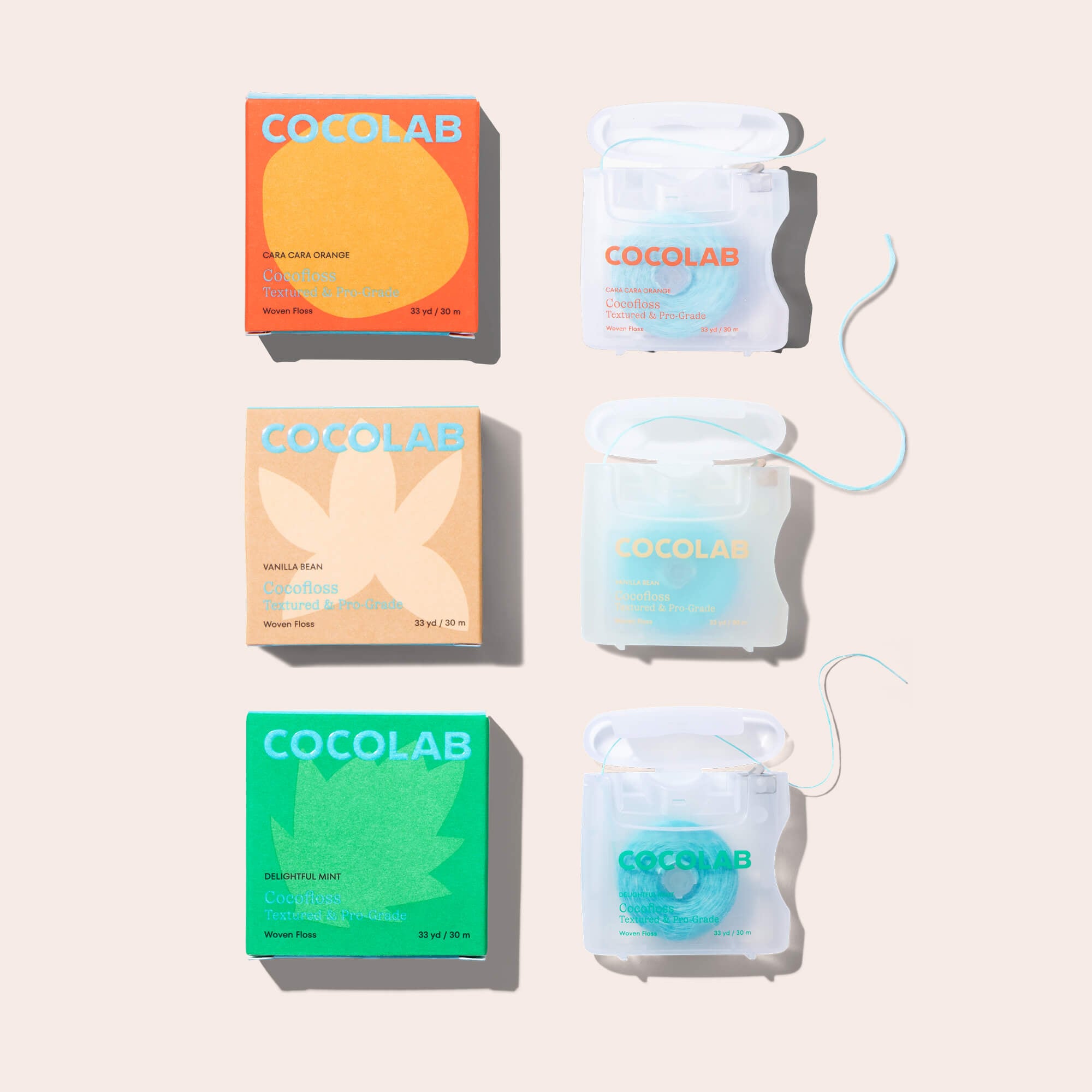 Seasonal Floss Trio displayed as a multi-spool selection