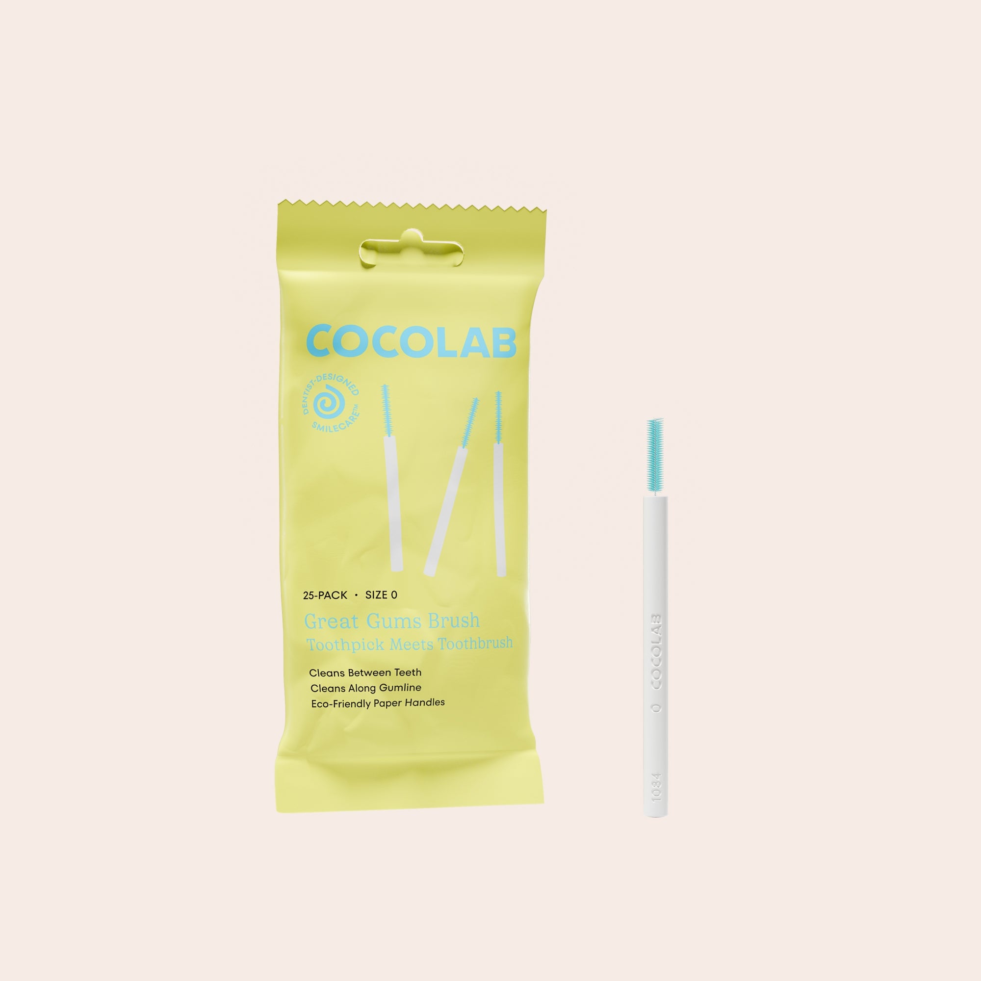 Great Gums Brush interdental brushes in product packaging