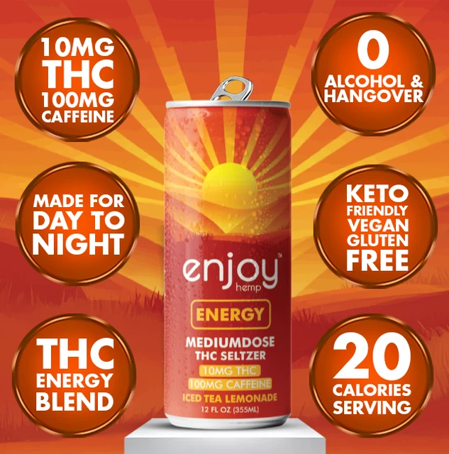 Energy THC seltzer product package