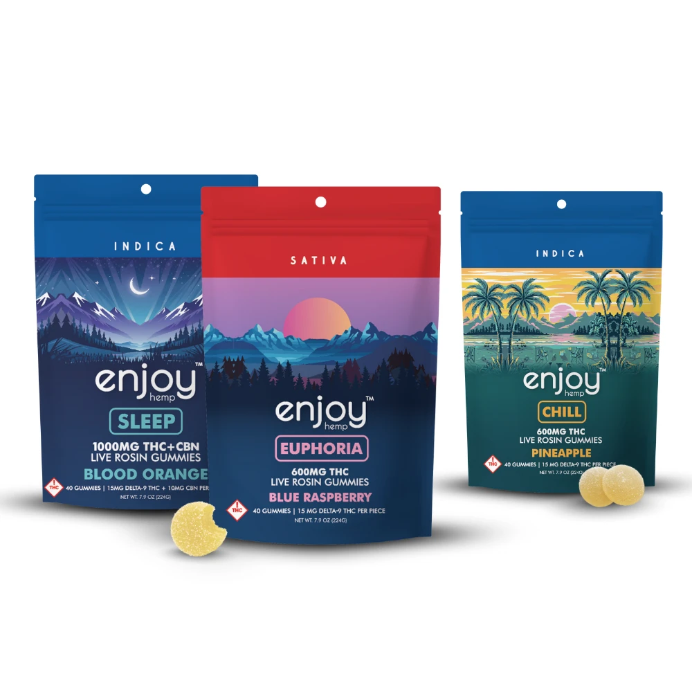 Enjoy Hemp Sleep gummy package