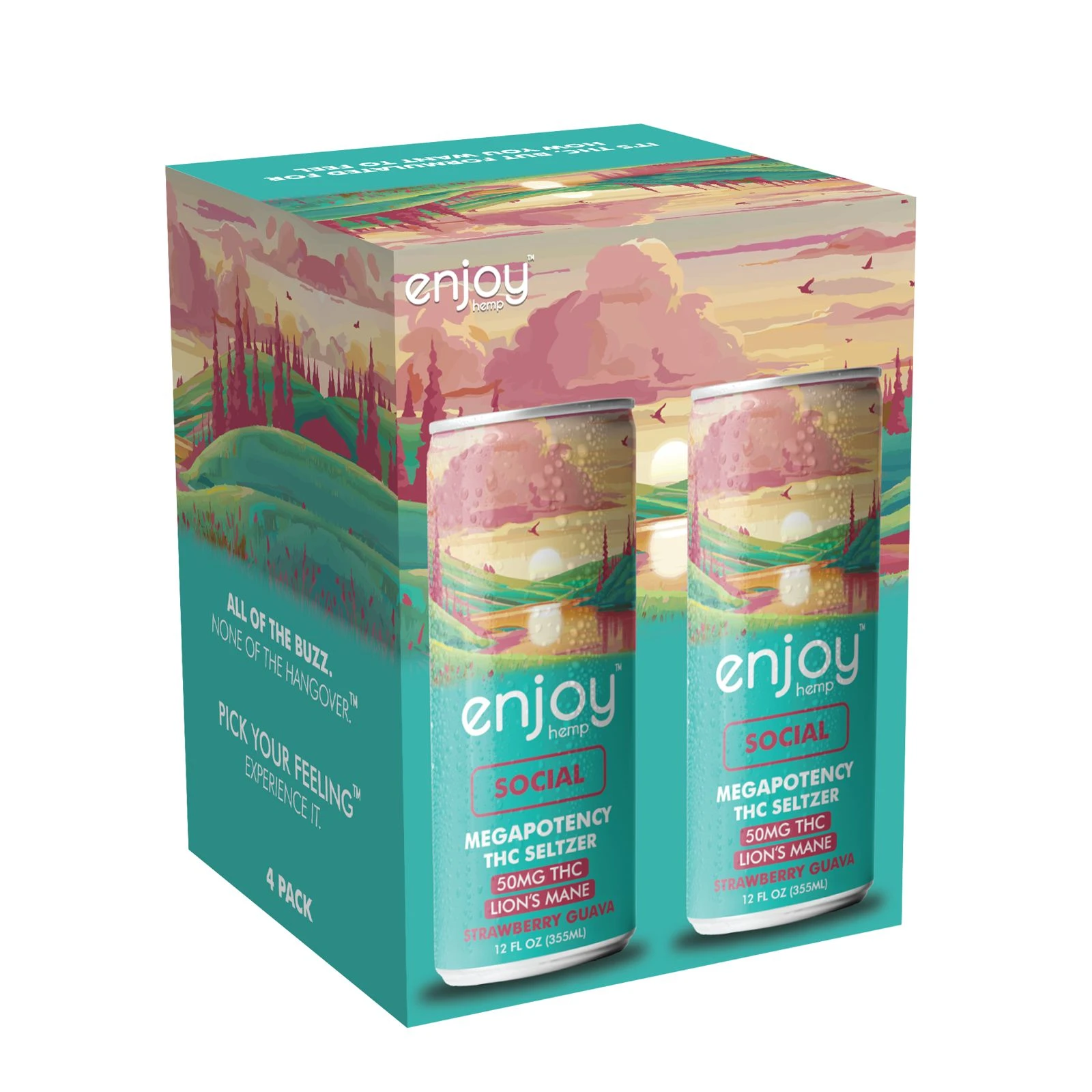 Strawberry Guava Social THC drink product image