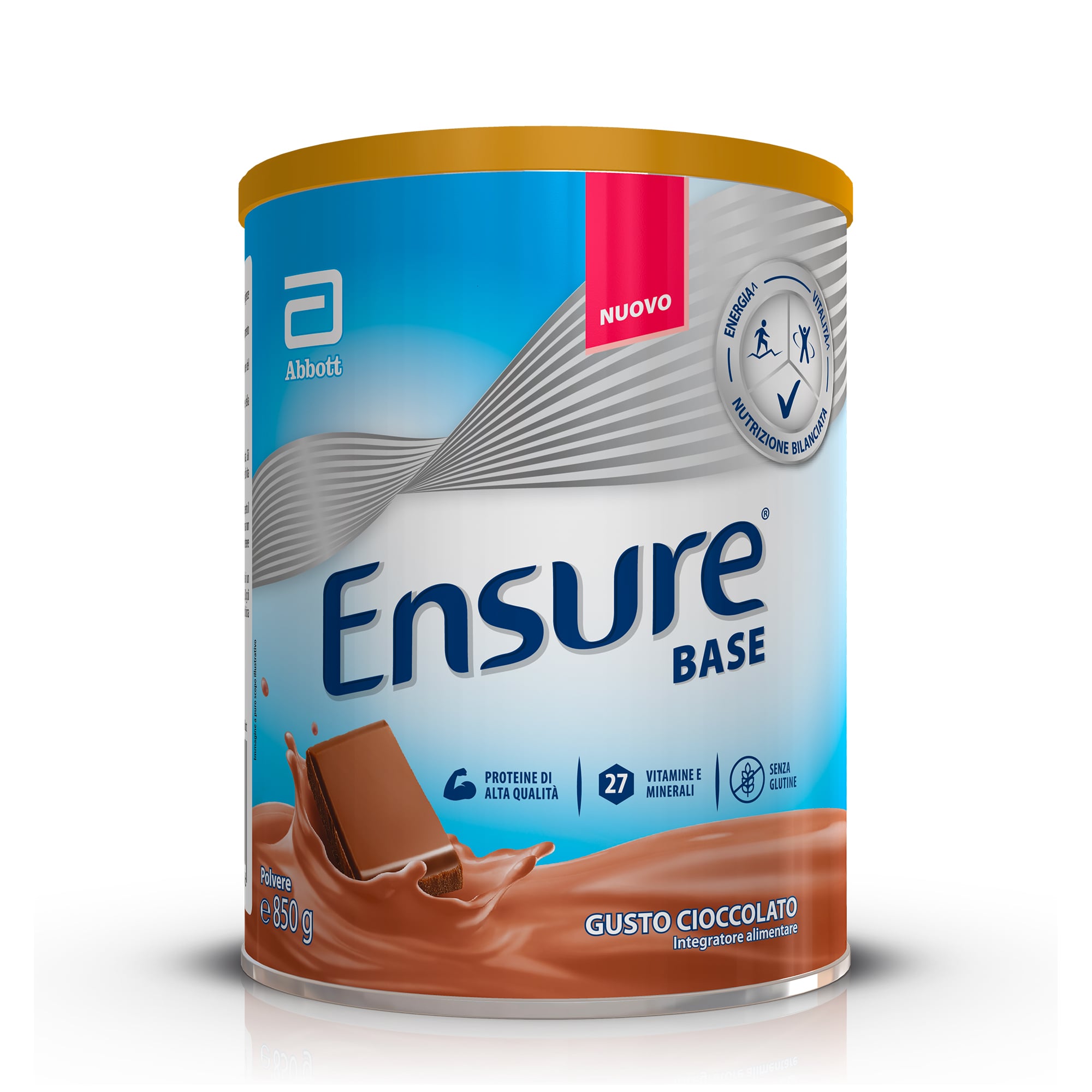 Barattolo di Ensure Base al cioccolato