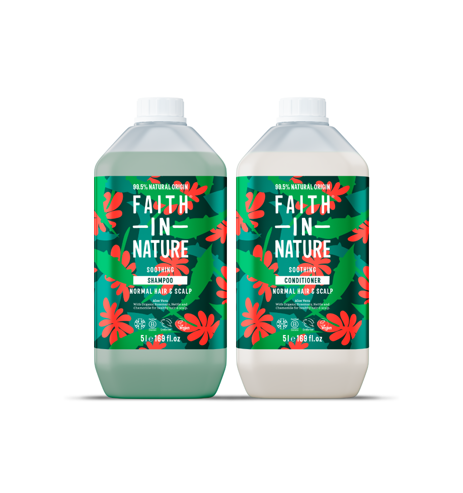 Faith In Nature Aloe Vera shampoo and conditioner refill set