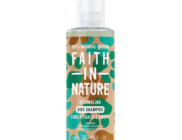 Faith In Nature dog shampoo bottle