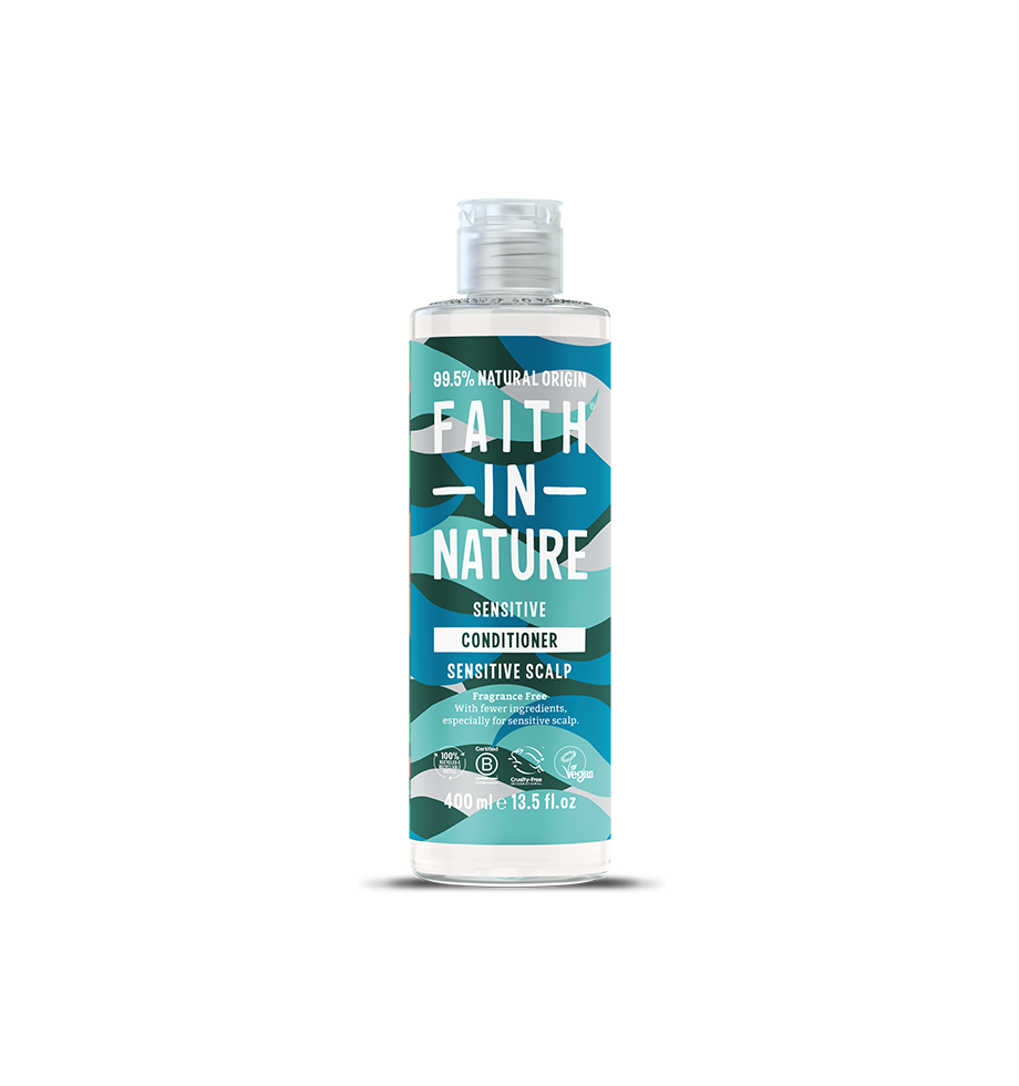 Faith In Nature Fragrance Free conditioner bottle