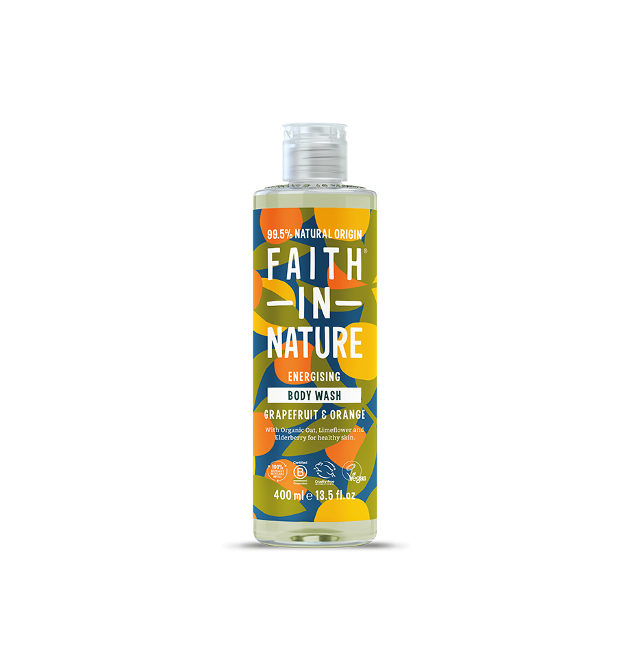 Faith In Nature Grapefruit and Orange Body Wash bottle