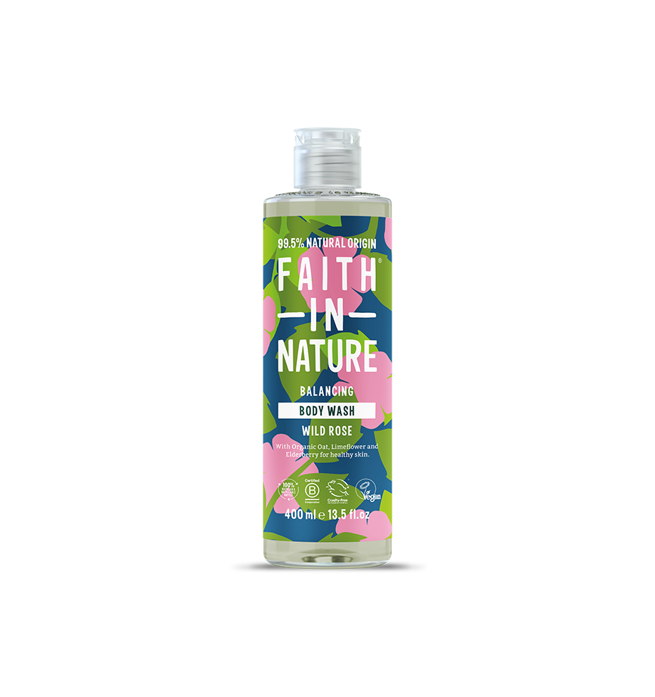 Wild Rose Body Wash bottle