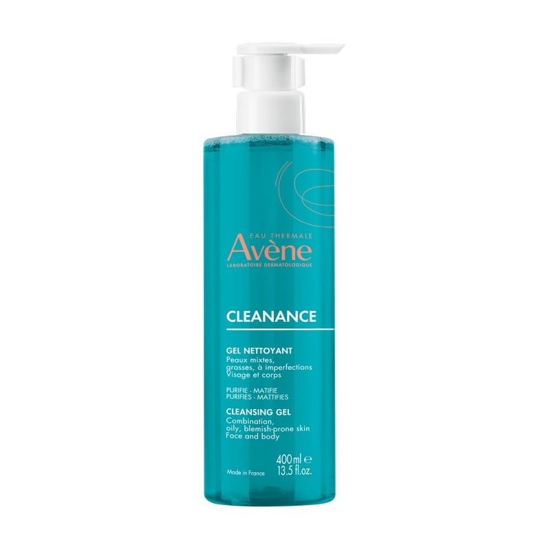 Flacone del gel detergente Avène Cleanance