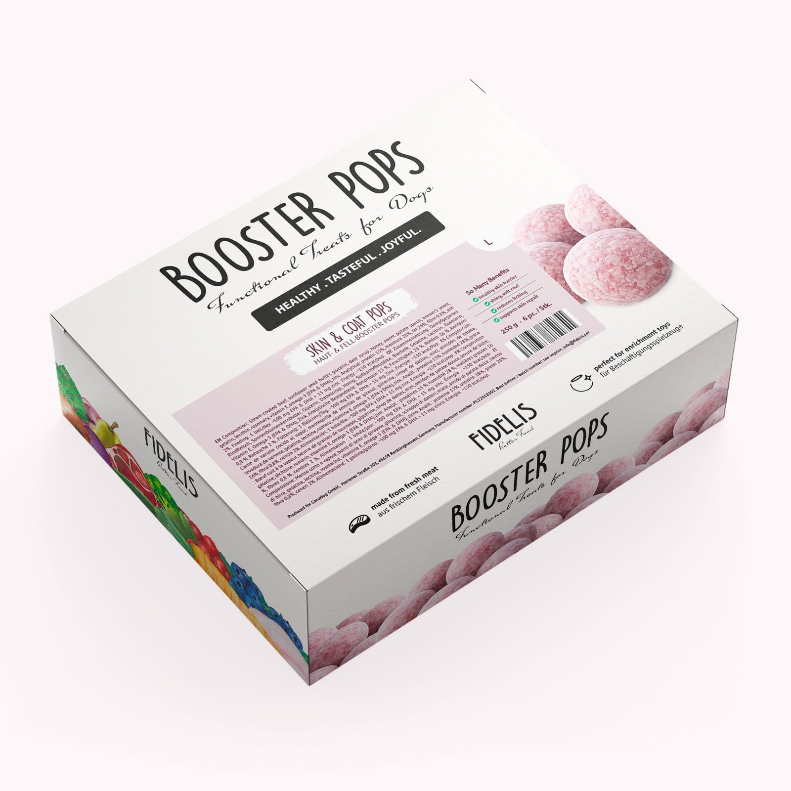 Fidelis Booster Pops als funktionaler Zusatz