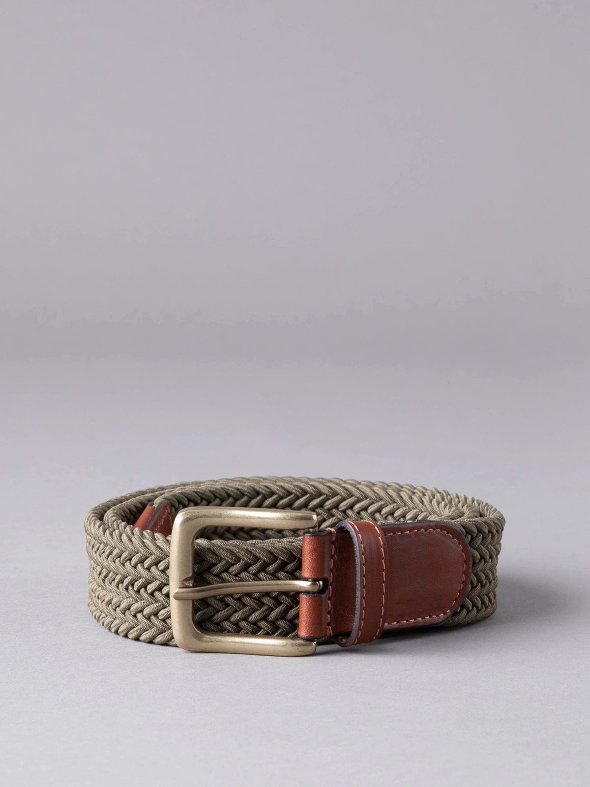 Khaki Greythwaite Braided Belt