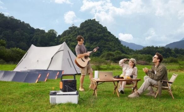 Jackery Powerstation bei einem Campingausflug