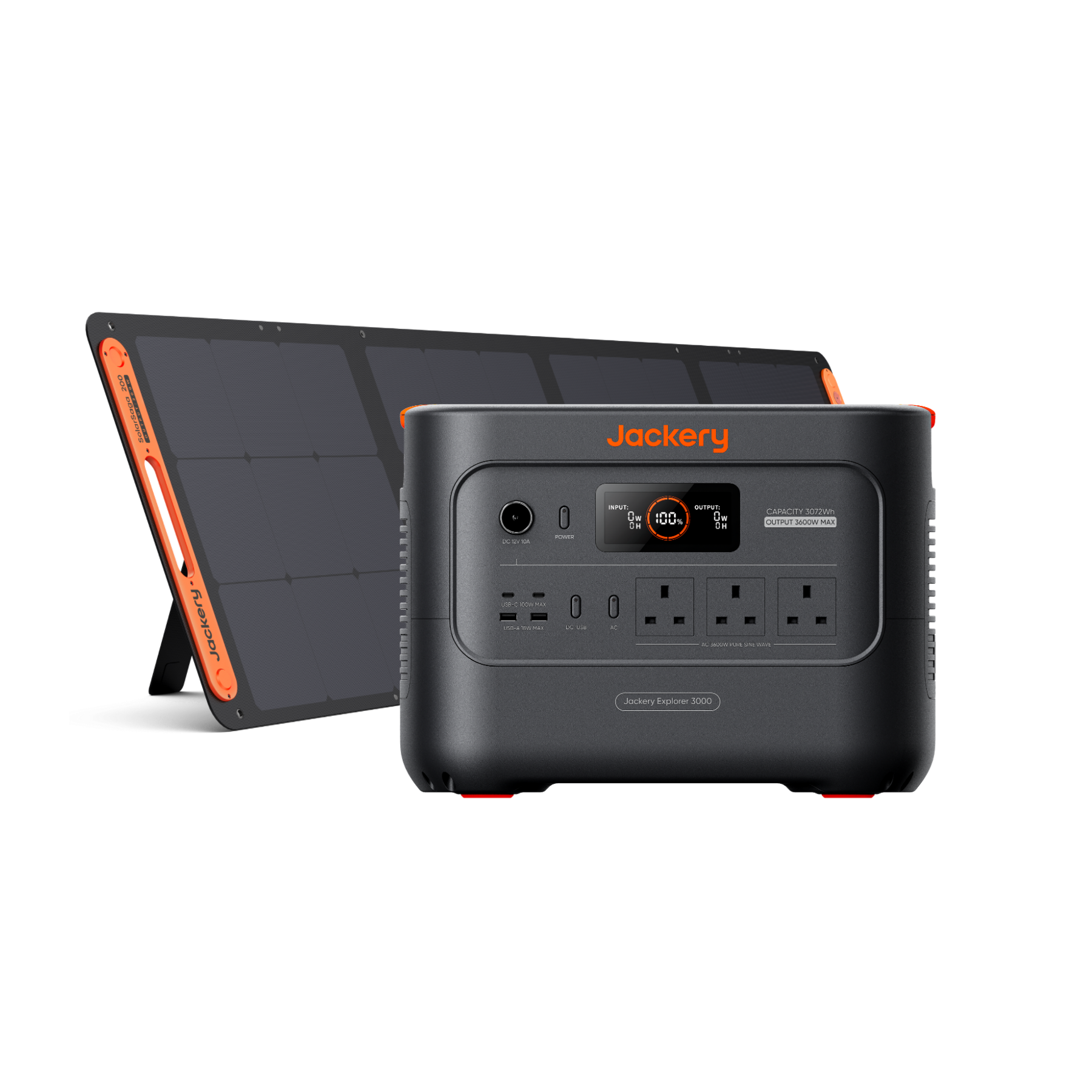 Explorer 3000 v2 paired with SolarSaga solar panels